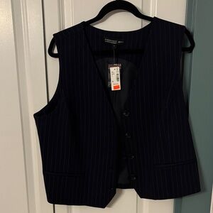 Reitmans Modern Stretch Navy Vest